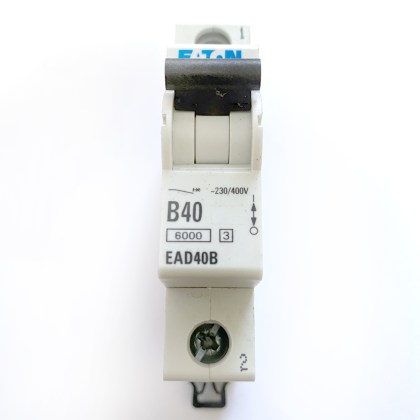 Eaton EAD40B B40 40A 40 Amp MCB Circuit Breaker Type B